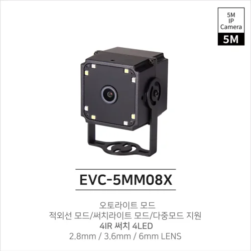 EVC-5MM08X(2.8mm/3.6mm/6mm)